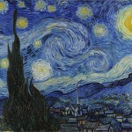 The Starry Night painted by Vincent van Gogh in 1889 in the hospital for mentally disturbed people in St. Rémy de Provence. Van Gogh is considered to have been affected by bipolar disorder and this painting has high contrasts analogous to extreme bipolar highs and lows, and captures the vibrancy associated with mania.